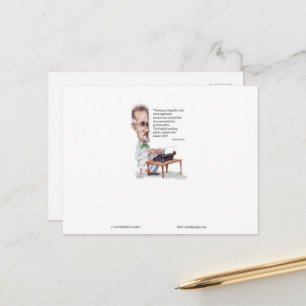 Kerr/London James Joyce & English Is Folter Quote Postkarte