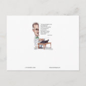 Kerr/London James Joyce & English Is Folter Quote Postkarte (Vorderseite)