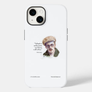 Kerr/London James Joyce & "God Spoke" Zitat Case-Mate iPhone 14 Hülle