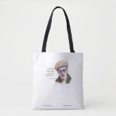 Kerr/London James Joyce & "God Spoke" Zitat Tasche (Vorderseite)