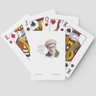 Kerr/London James Joyce & "Gott sprach" Zitat Spielkarten