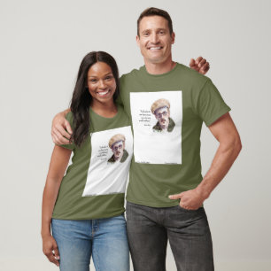 Kerr/London James Joyce & "Gott sprach" Zitat T-Shirt