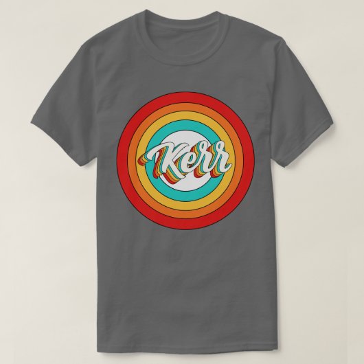 Kerr Name Shirt Vintag Kerr Circle (Design vorne)