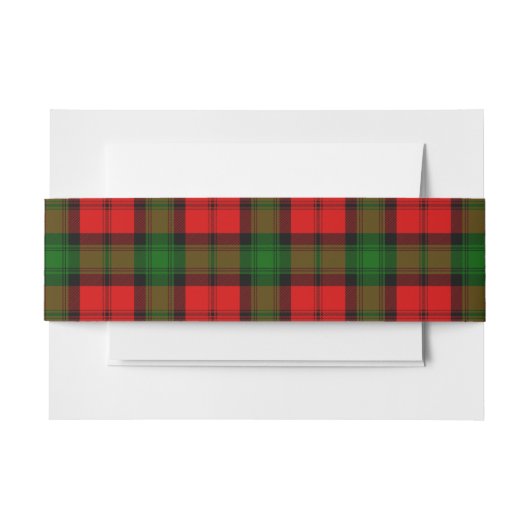 Kerr Scottish Tartan Belly Band (Vorderseite Beispiel)