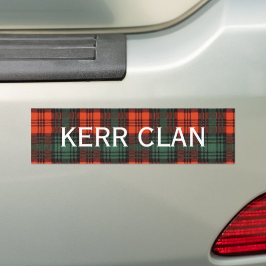 Kerr ScottishTartan Autoaufkleber (Auf Auto)