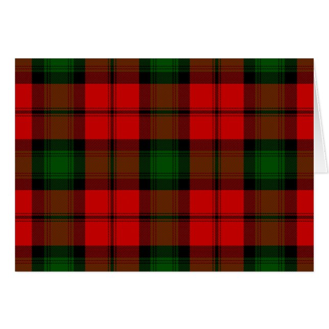 Kerr tartan rot kariert (Vorderseite (Horizontal))
