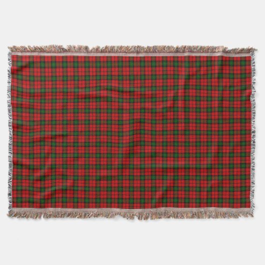 Kerr tartan rot kariert decke (Vorderseite)
