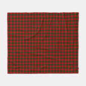 Kerr tartan rot kariert fleecedecke (Vorderseite (Horizontal))