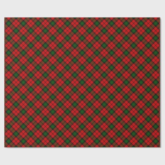 Kerr tartan rot kariert geschenkpapier (Flach)