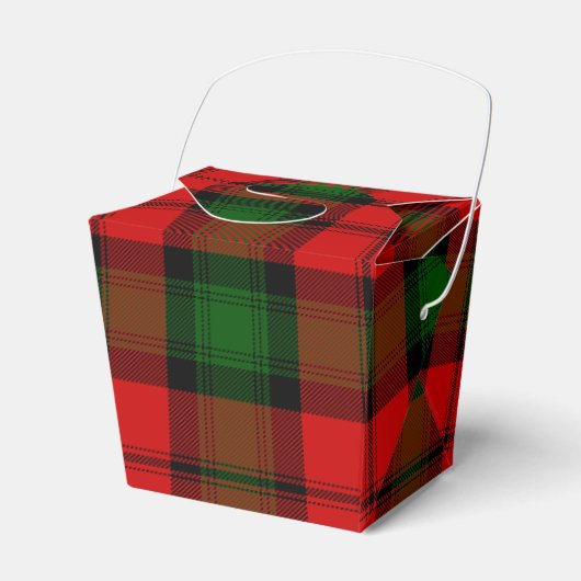Kerr tartan rot kariert geschenkschachtel (Vorderseite)