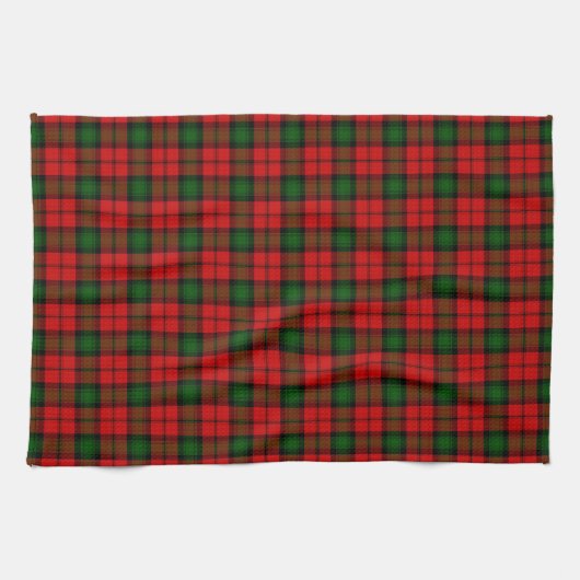 Kerr tartan rot kariert geschirrtuch (Horizontal)