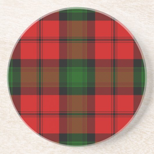 Kerr tartan rot kariert getränkeuntersetzer (Vorne)
