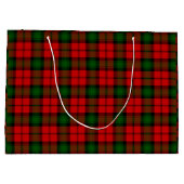 Kerr tartan rot kariert große geschenktüte (Rückseite)