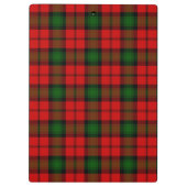 Kerr tartan rot kariert klemmbrett (Rückseite)