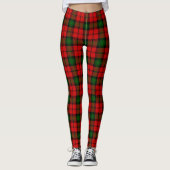 Kerr tartan rot kariert leggings (Vorderseite)