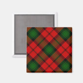 Kerr tartan rot kariert magnet (Vorderseite/Rückseite)