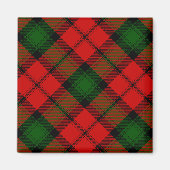 Kerr tartan rot kariert magnet (Vorne)