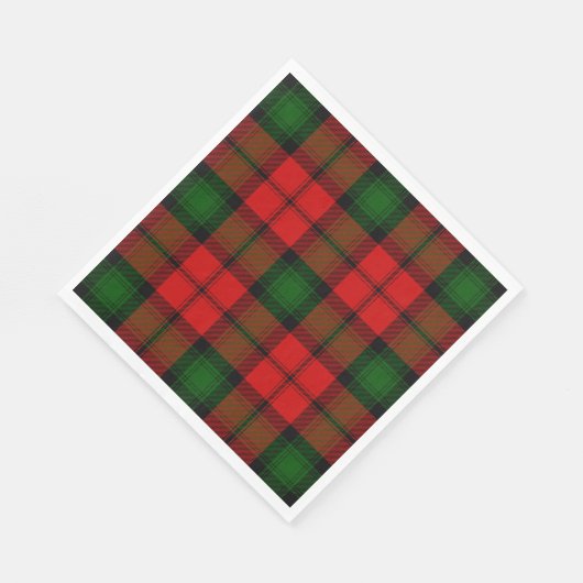 Kerr tartan rot kariert serviette (Ecke)