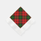 Kerr tartan rot kariert serviette (Ecke)