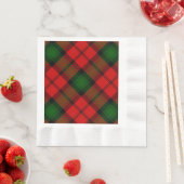 Kerr tartan rot kariert serviette (Beispiel)