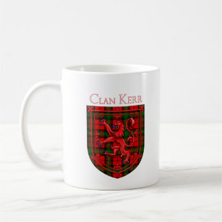 Kerr Tartan Scottish Kariert Lion Rampant Kaffeetasse