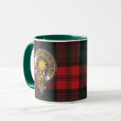 Kerr Tartan und Abzeichen Tasse (Vorderseite Links)