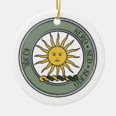 Kerr Wappen-Verzierung Keramikornament (Vorne)