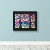 Kerri Ambrosino Mexikanischer Volkskunst Leinwanddruck (Insitu (Holzboden))