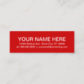 KERRIEN (Mod-Quadrate) Mini Visitenkarte (Rückseite)