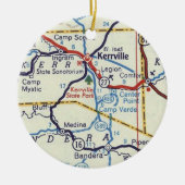 Kerrville Texas Christmas Ornament (Vorne)