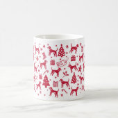 Kerry Beagle Christmas Design Kaffeetasse (Mittel)