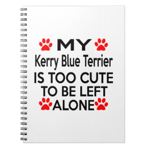 Kerry-Blau-Terrier-Entwürfe Notizblock