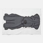 Kerry-Blau-Terrier-HundeCartoon Geschirrtuch (Horizontal)