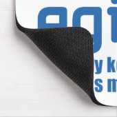 Kerry-Blau Terrier Mousepad (Ecke)