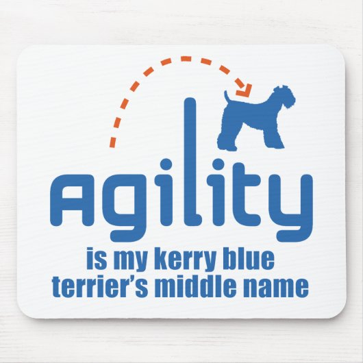 Kerry-Blau Terrier Mousepad (Vorne)