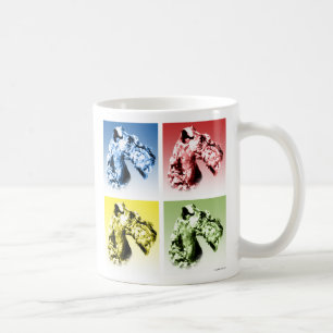 Kerry-Blau Terrier Popart Kaffeetasse