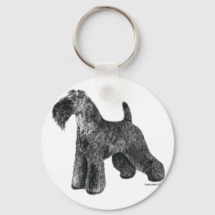 Kerry-Blau Terrier Schlüsselanhänger