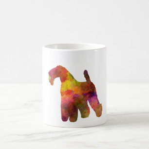 kerry Blue Terrier 02 im Watercolor Kaffeetasse