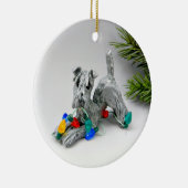 Kerry Blue Terrier Dog Keramik Ornament (Rechts)