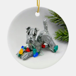 Kerry Blue Terrier Dog Keramik Ornament