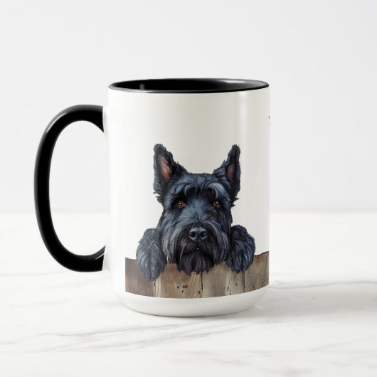 Kerry Blue Terrier Dog Tasse (Links)