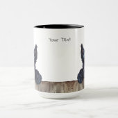 Kerry Blue Terrier Dog Tasse (Zentrum)