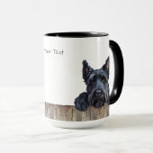 Kerry Blue Terrier Dog Tasse (VorderseiteRechts)