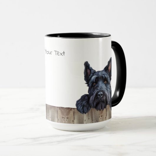 Kerry Blue Terrier Dog Tasse (VorderseiteRechts)