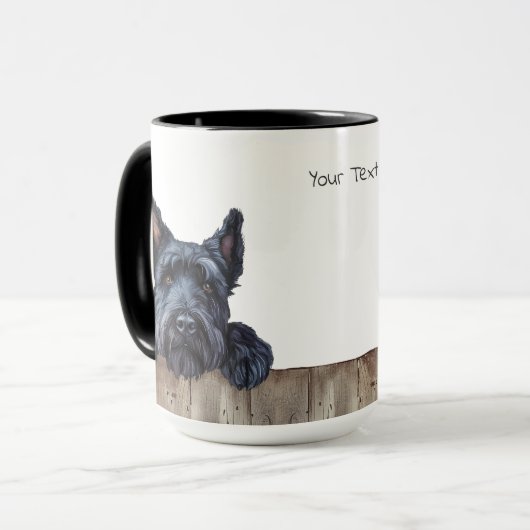 Kerry Blue Terrier Dog Tasse (Vorderseite Links)