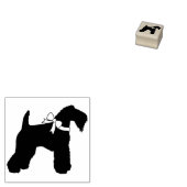 Kerry Blue Terrier Doppy Puppy Irish Gummistempel (Stempel)