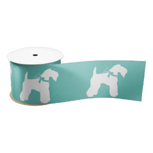 Kerry Blue Terrier Doppy Welpe Satinband