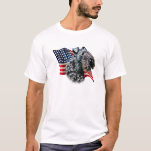 Kerry Blue Terrier Flag T-Shirt
