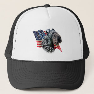 Kerry Blue Terrier Flag Truckerkappe