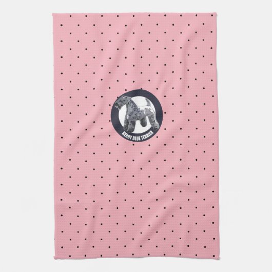 Kerry Blue Terrier Handtuch (Vertikal)